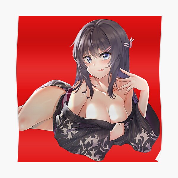 Anime Sexy Girl Poster For Sale By Sao84 Shope Redbubble 4021