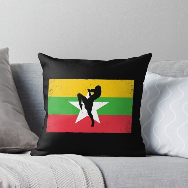 Item preview, Lethwei flag of Myanmar designed and sold by NicGrayGraphic.