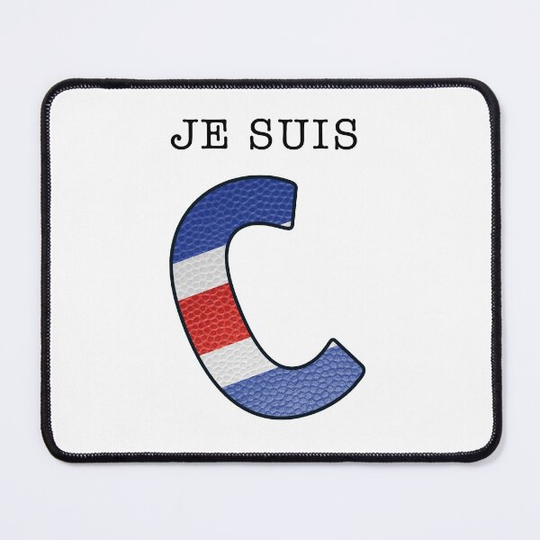 Item preview, Je suis Charlie trans - Navy Alphabet - Leather designed and sold by Art-Frankenberg.