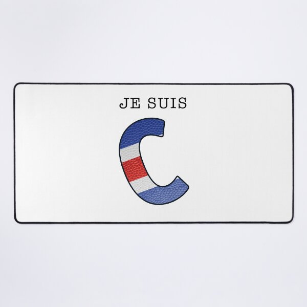 Item preview, Je suis Charlie trans - Navy Alphabet - Leather designed and sold by Art-Frankenberg.