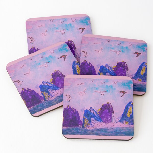 Item preview, Vibrant Humpback Whales Watercolor designed and sold by TurnipWilson.
