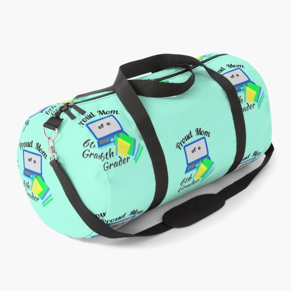 Item preview, proud mom of a sixth grader, laptop notebook graphic designed and sold by Jessi-Sketches.