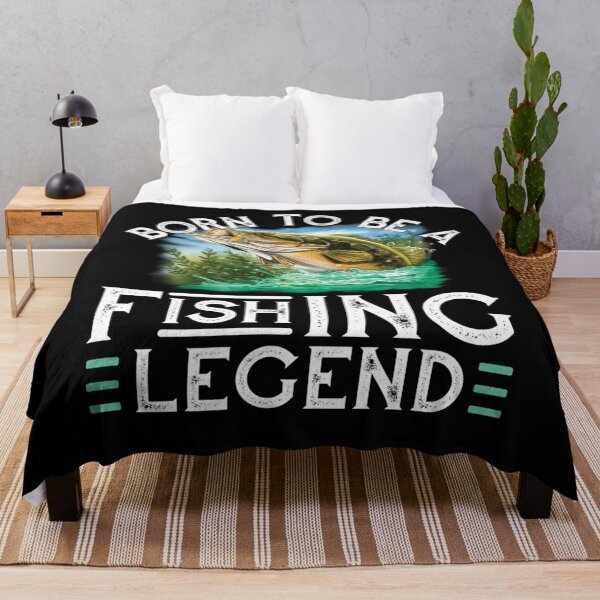 Item preview, Fisherman Fishing Born To Be A Fishing Legend Long Sleeve designed and sold by DieterShop.