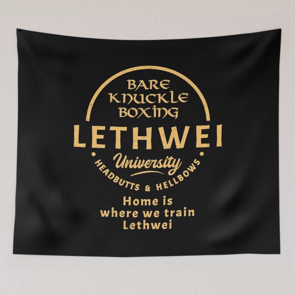 Item preview, Lethwei Bare Knuckle University designed and sold by NicGrayGraphic.