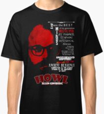 Allen Ginsberg Howl - Beat Poem Author T-shirt Classic T-Shirt