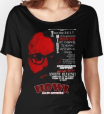 Allen Ginsberg Howl - Beat Poem Author T-shirt Women's Relaxed Fit T-Shirt