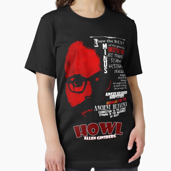 Item preview, Allen Ginsberg Howl - Beat Poem Author T-shirt designed and sold by OutlawOutfitter.