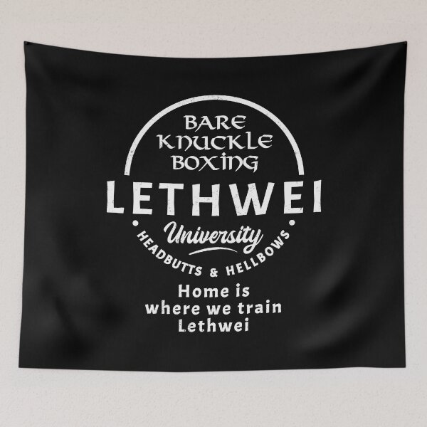 Item preview, Lethwei Bare Knuckle University designed and sold by NicGrayGraphic.