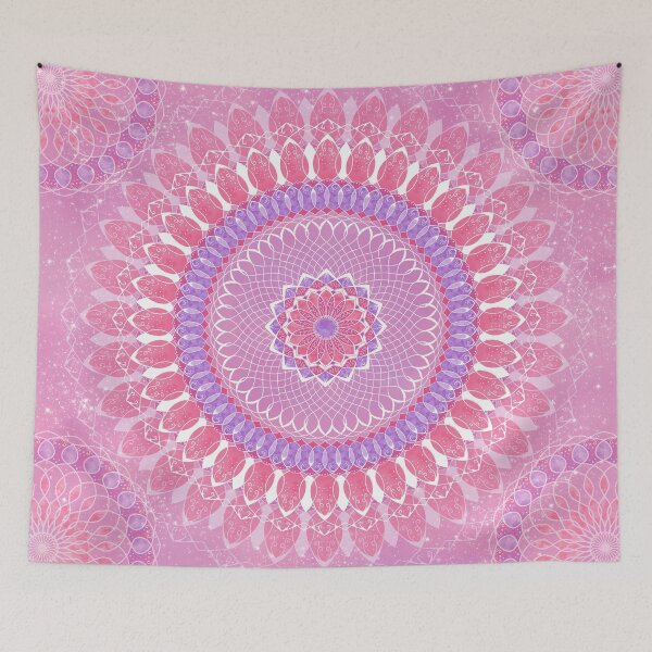 Item preview, Pink and Purple Mandala ★ designed and sold by Genie Wilson.