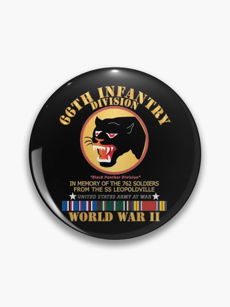 Army - 66th Infantry Div - Black Panther Div - WWII w SS