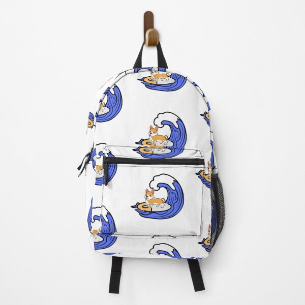 Item preview, Dog (Corgi) on surfboard designed and sold by YuneDesigns.
