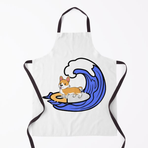Item preview, Dog (Corgi) on surfboard designed and sold by YuneDesigns.