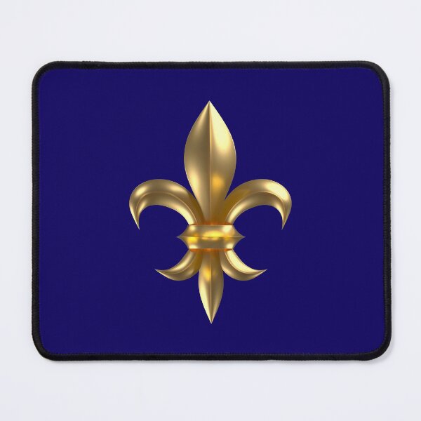 Item preview, Fleur de Lys / Fleur de Lis 3D gold look designed and sold by lathspell.