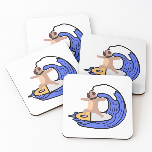 Item preview, Dog (French bulldog) on surfboard designed and sold by YuneDesigns.