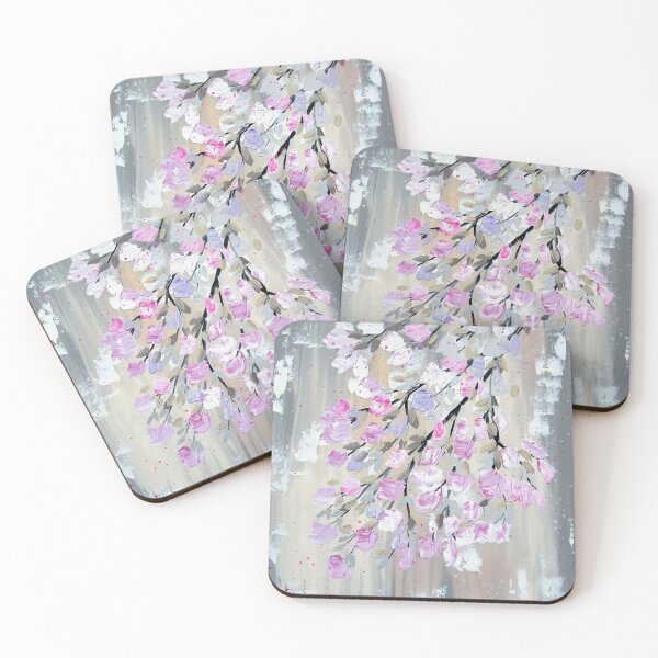 Item preview, Gray and Pastel Pink designed and sold by cathyartist.