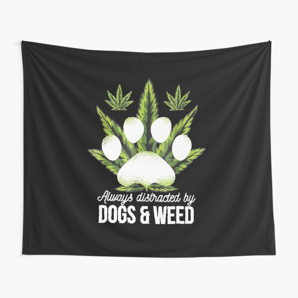 Dogs and weed lover Tapestry