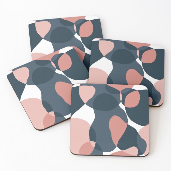 Item preview, Navy and pink color block designed and sold by autumnchu.