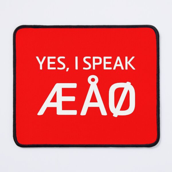 Item preview, Yes I Speak ÆÅØ Denmark Norway Language Alphabet designed and sold by lathspell.