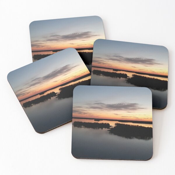Item preview, The Stockholm archipelago after sunset designed and sold by Ninaeva.