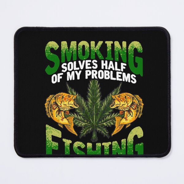 Item preview, Fishing and Smooking Weed designed and sold by ErlandLindstrom.