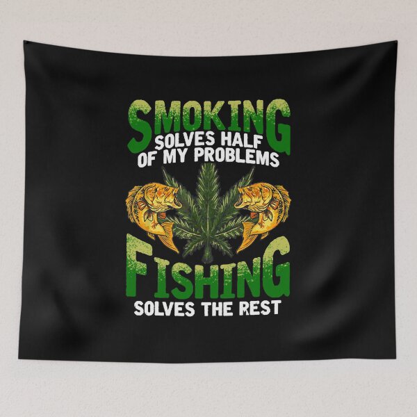 Item preview, Fishing and Smooking Weed designed and sold by ErlandLindstrom.