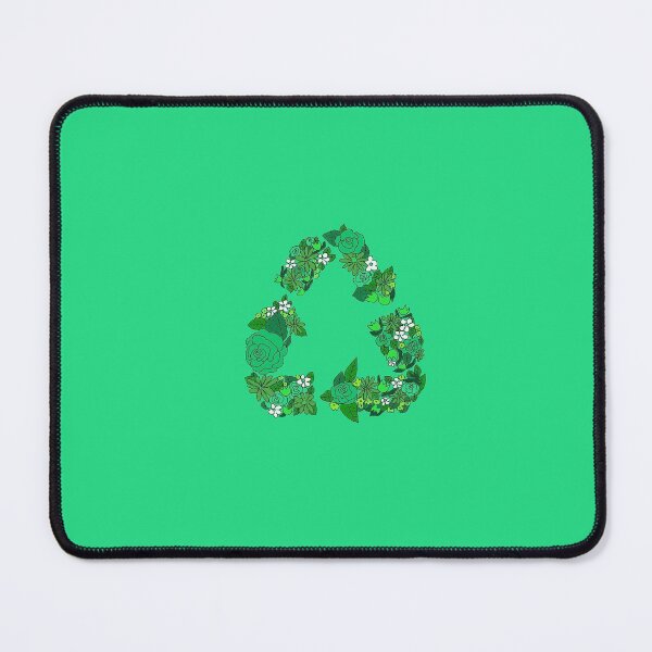 Item preview, Floral Recycle Symbol designed and sold by DaisyLemon.