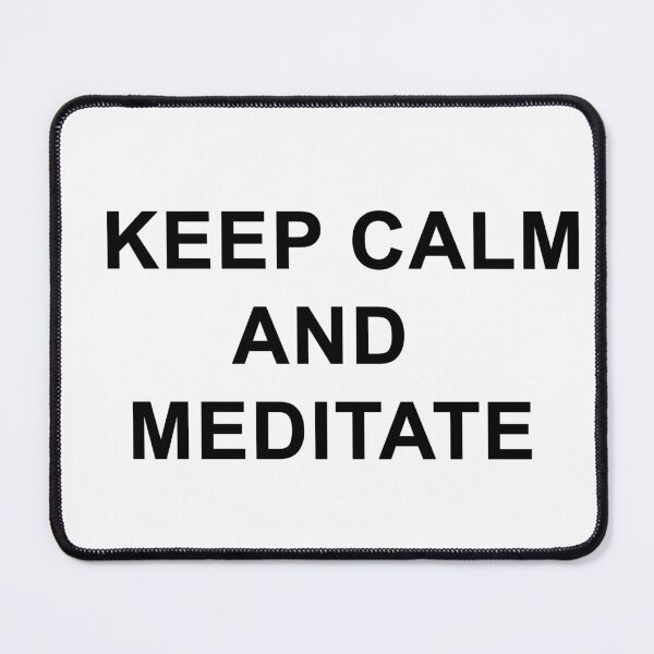 Item preview, keep calm and meditate designed and sold by Zos Design.