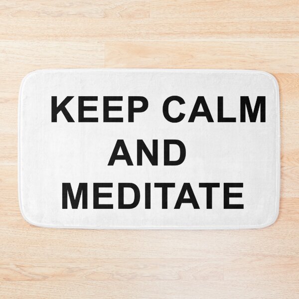 Item preview, keep calm and meditate designed and sold by Zos Design.