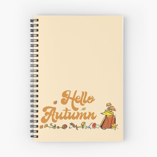 Item preview, Hello autumn - season greetings - fall illustration designed and sold by FunnyChameleon.