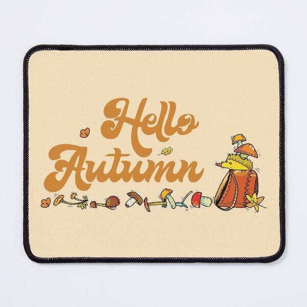 Item preview, Hello autumn - season greetings - fall illustration designed and sold by FunnyChameleon.