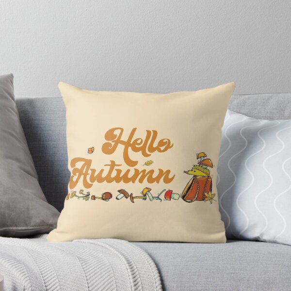 Item preview, Hello autumn - season greetings - fall illustration designed and sold by FunnyChameleon.