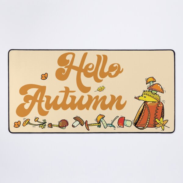 Item preview, Hello autumn - season greetings - fall illustration designed and sold by FunnyChameleon.