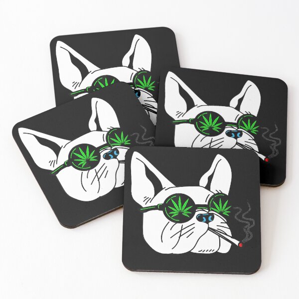 Item preview, Frenchies dog and Weed designed and sold by ErlandLindstrom.
