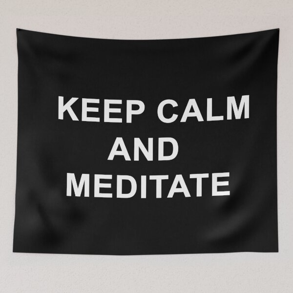Item preview, Copy of keep calm and meditate designed and sold by Zos Design.
