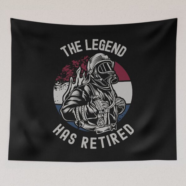 Item preview, The Legend Has Retired Firefighter Retirement designed and sold by Fabvity.