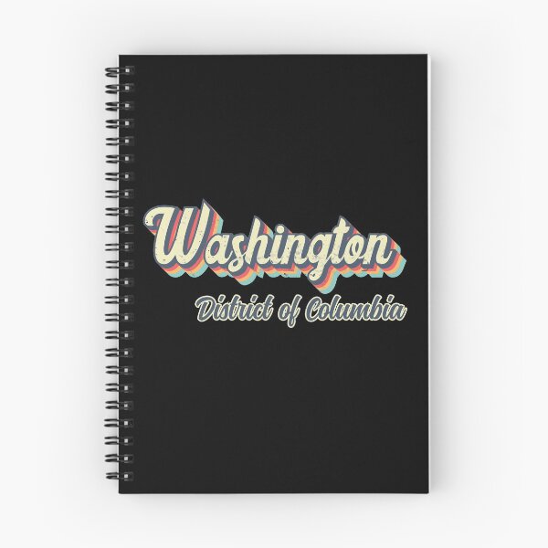 Item preview, Washington City District of Columbia Retro Vintage 70s rainbow designed and sold by Teelogic.