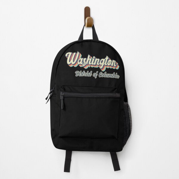 Item preview, Washington City District of Columbia Retro Vintage 70s rainbow designed and sold by Teelogic.
