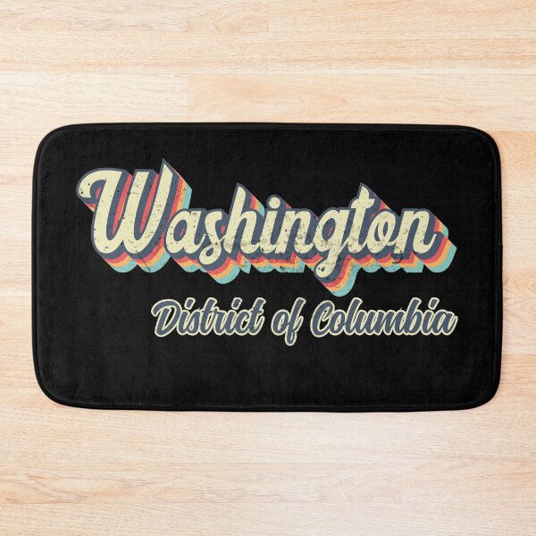 Item preview, Washington City District of Columbia Retro Vintage 70s rainbow designed and sold by Teelogic.
