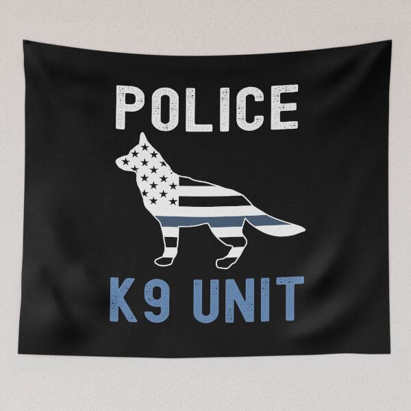 Item preview, Thin Blue Line K9 German Shepherd Police K9 Unit designed and sold by Fabvity.