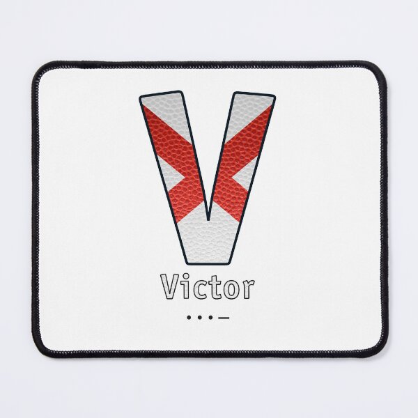 Item preview, Victor - Navy Alphabet - Leather designed and sold by Art-Frankenberg.