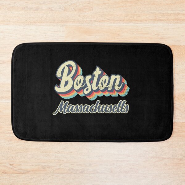 Item preview, Boston City Massachusetts Retro Vintage 70s rainbow designed and sold by Teelogic.
