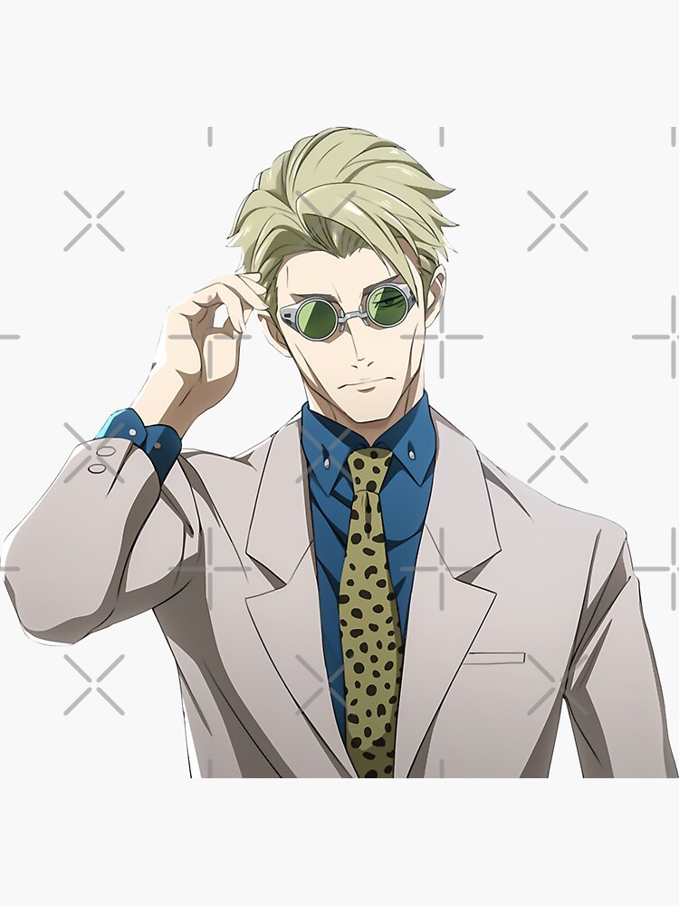 kento nanami jujutsu kaisen sticker by amy fashion redbubble