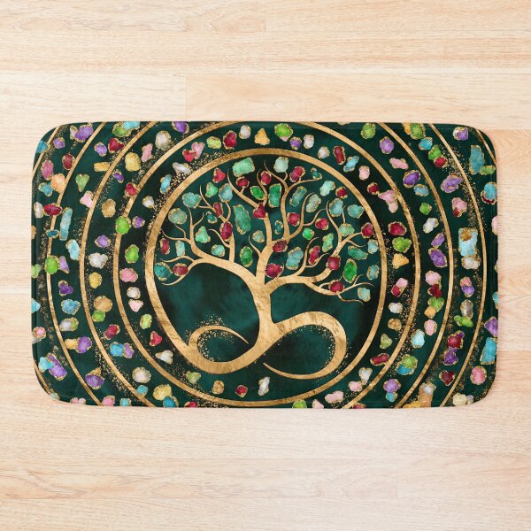 Item preview, Tree of Life - Infinity Spiral - Colorful geodes designed and sold by k9printart.