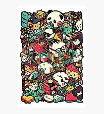 ISOMETRIC CITY (COLORED) Photographic Print