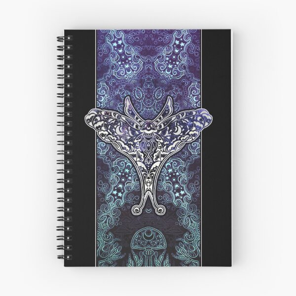 Item preview, Dark Galaxy Moth and Mandala designed and sold by Natalie Viola .