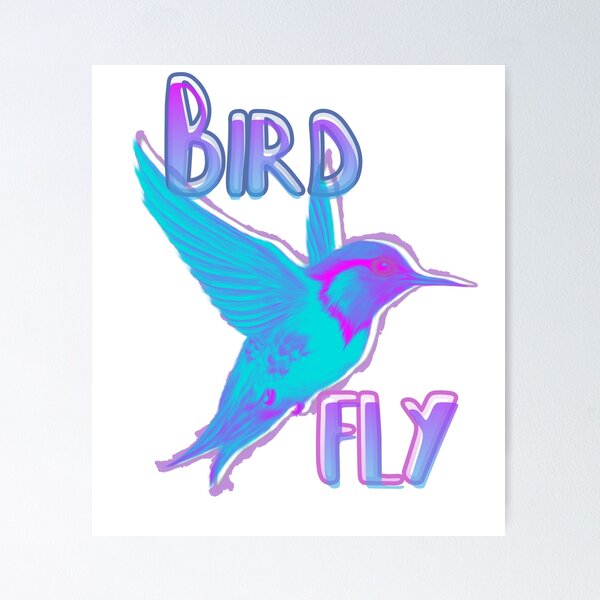 Item preview, bird fly designed and sold by wonderfloral.