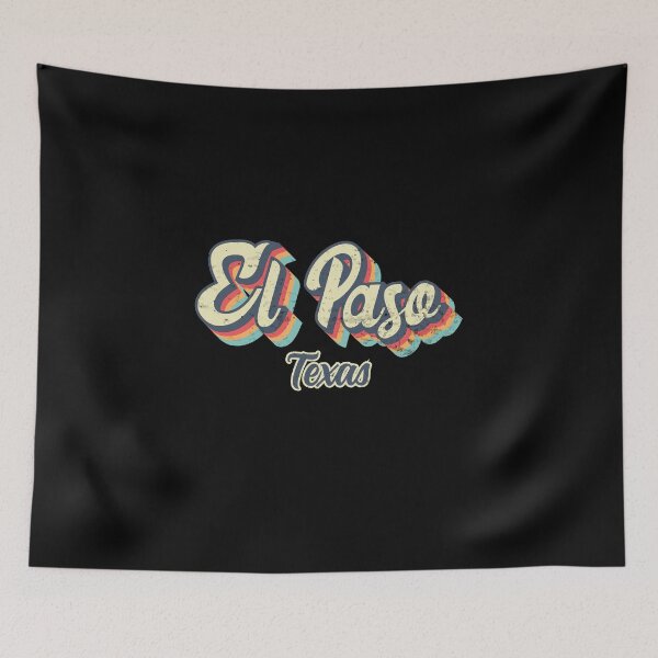 Item preview, El Paso City Texas Retro Vintage 70s rainbow designed and sold by Teelogic.