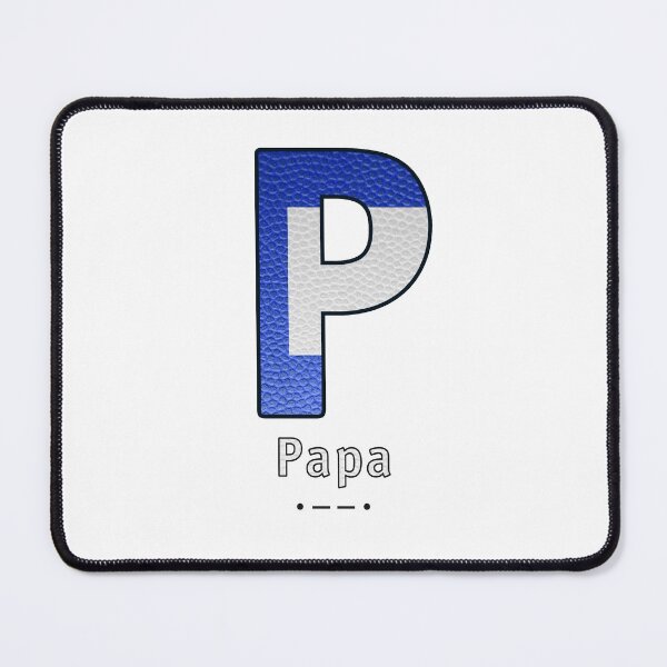Item preview, Papa - Navy Alphabet - Leather designed and sold by Art-Frankenberg.