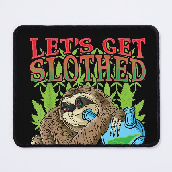 Item preview, Funny Sloth Cannabis designed and sold by ErlandLindstrom.