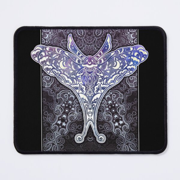 Item preview, Light Galaxy Moth and Mandala designed and sold by Natalie Viola .